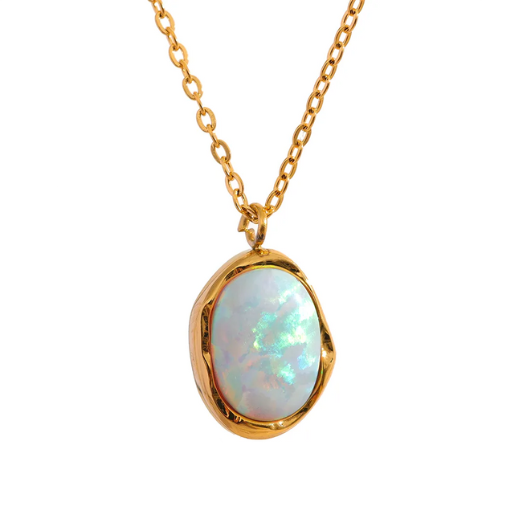 Collar con Colgante de Piedra Austriaca