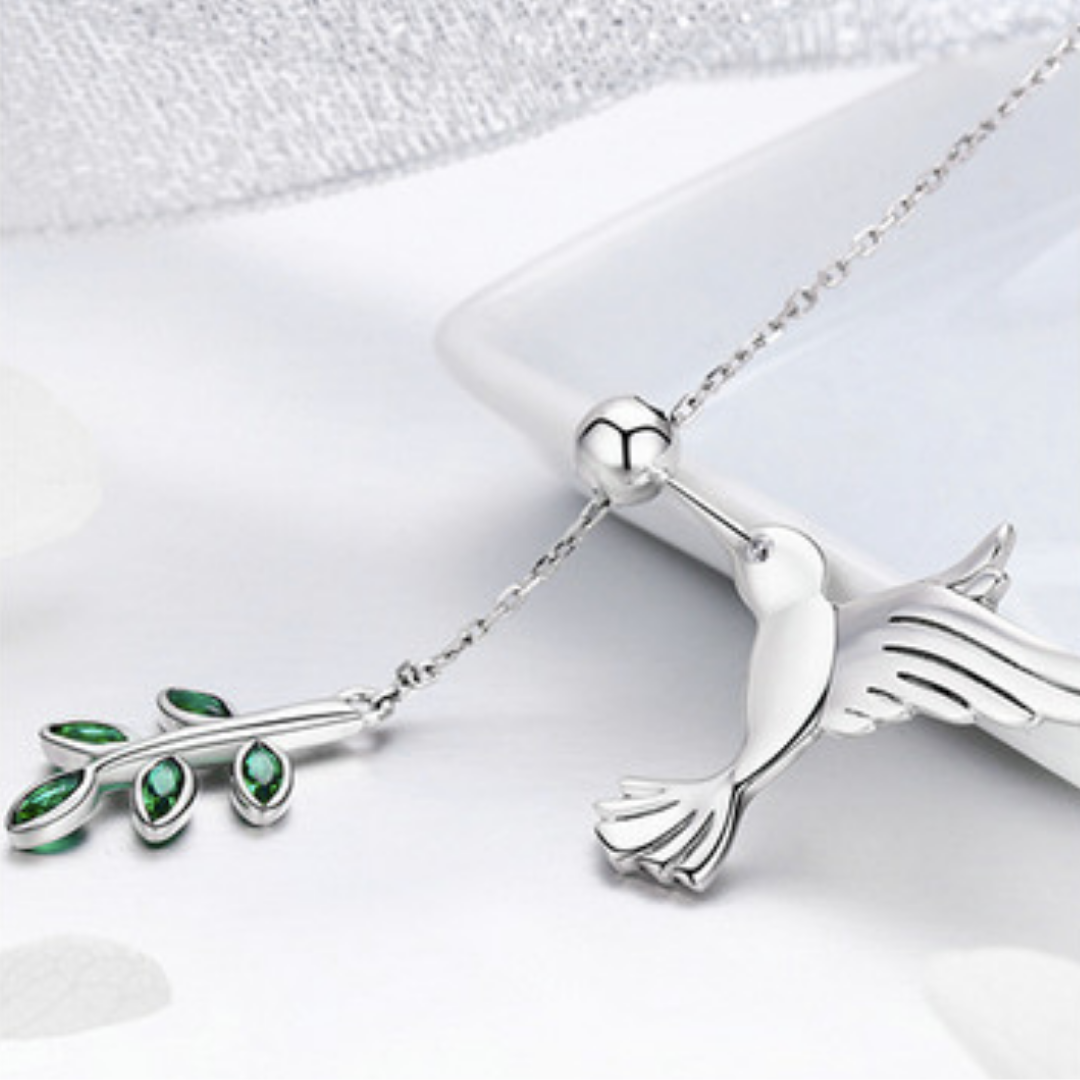 Collar Colibrí Plata 925
