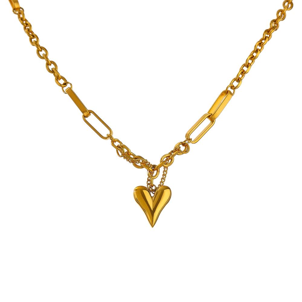 Collar con Colgante de Corazón